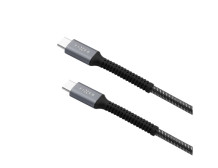 Fixed | Armor Cable USB-C/USB-C, 1.2 m, 240W | FIXDA-CC12-GR