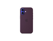 Apple iPhone 16 Silicone Case with MagSafe - Plum | Apple