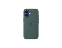 Apple iPhone 16 Silicone Case with MagSafe - Lake Green | Apple