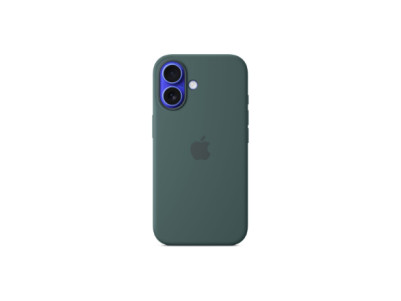 Apple iPhone 16 Silicone Case with MagSafe - Lake Green | Apple