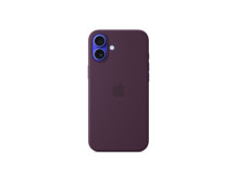 Apple iPhone 16 Plus Silicone Case with MagSafe - Plum | Apple