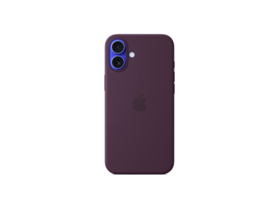 Apple iPhone 16 Plus Silicone Case with MagSafe - Plum | Apple