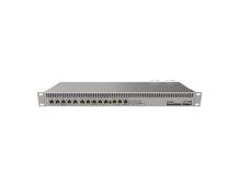 Mikrotik Wired Ethernet Router RB1100AHx4 Dude Edition, 1U Rackmount, Quad core 1.4GHz CPU, 1 GB RAM, 128 MB, 60GB M.2 SSD inclu