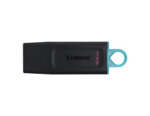 Kingston | DataTraveler Exodia USB Flash Drive | 64 GB | USB 3.2 Gen 1 | Black/Blue