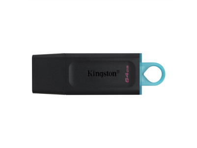 Kingston | DataTraveler Exodia USB Flash Drive | 64 GB | USB 3.2 Gen 1 | Black/Blue