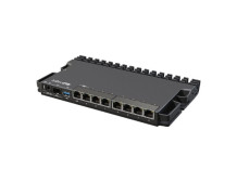 MikroTik Wired Ethernet Router RB5009UG+S+IN, Quad core 1.4 GHz CPU, 1xSFP+, 7xGigabit LAN, 1x2.5G LAN, 1xUSB, Can be powered in