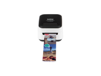 Brother VC-500W | Colour | ZINK Zero-Ink | Label Printer | Wi-Fi | Black/ grey