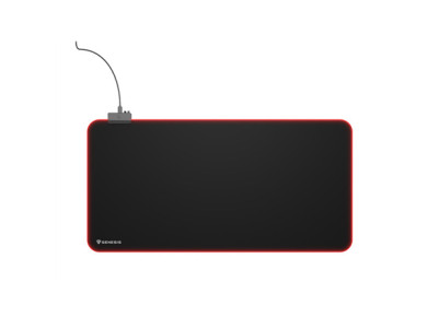 Genesis Mouse Pad | Boron 500 XXL RGB | Mouse pad | 400 x 800 x 4 mm | Black