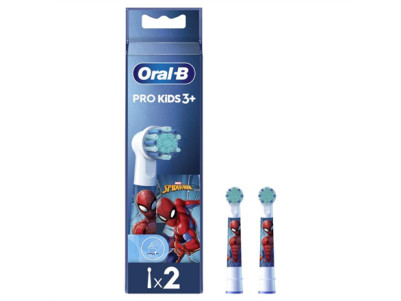 Oral-B Electric Toothbrush Heads | EB10-2 Kids Spiderman | Heads | For kids | Number of brush heads included 2
