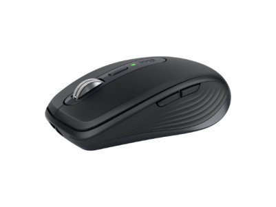 Logitech Logitech MX Anywhere 3S Mouse - RF Wireless + Bluetooth, Laser, 8000 DPI, Graphite | Logitech