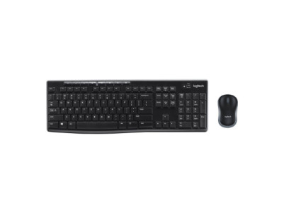 Logitech MK270 | Keyboard and Mouse Set | Wireless | US | Black