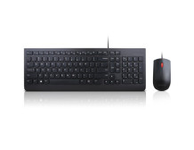 Lenovo | Essential | Essential Wired Keyboard and Mouse Combo - US English with Euro symbol | Black | Keyboard and Mouse Set | W