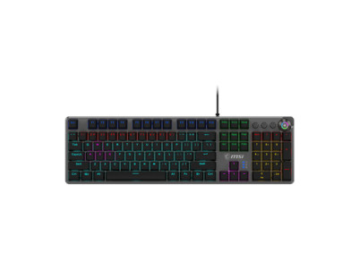MSI FORGE GK310 | Gaming keyboard | Wired | US | Red Switches