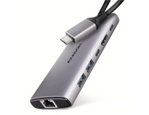 AXAGON Multi port USB-C 10Gbps hub | HMC-6G2L