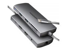 AXAGON Multi port USB-C 5Gbps hub | HMC-8HLSA
