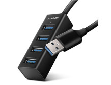 AXAGON Miniature metal four-port USB 3.2 Gen 1 hub | HUE-M1A