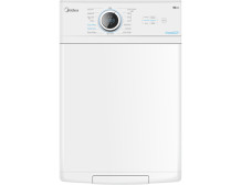 Midea Washing Machine | MF100T60B/W | Energy efficiency class A | Top loading | Washing capacity 6 kg | 1200 RPM | Depth 61 cm |