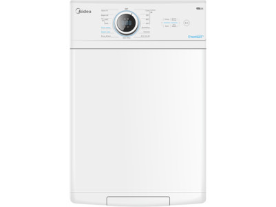Midea Washing Machine | MF100T60B/W | Energy efficiency class A | Top loading | Washing capacity 6 kg | 1200 RPM | Depth 61 cm |