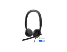 Dell | Headset | WH3024 | Built-in microphone | USB-C, USB-A | Black