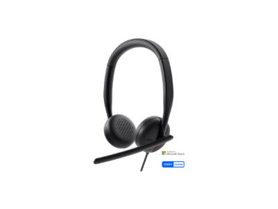 Dell | Headset | WH3024 | Built-in microphone | USB-C, USB-A | Black