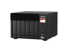 QNAP | 6-Bay QTS and QuTS hero NAS | TS-673A-8G | Up to 6 HDD/SSD Hot-Swap | AMD Ryzen | Ryzen V1500B Quad-Core | Processor freq