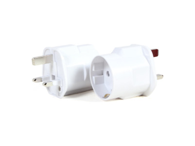 Cablexpert AC power adapter, EU Schuko socket to UK plug, 13 A | A-AC-EUFUKM-01 | Power adapter
