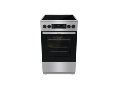 Gorenje | Cooker | GECS5C70XA | Hob type Vitroceramic | Oven type Electric | Stainless steel | Width 50 cm | Grilling | LED | De