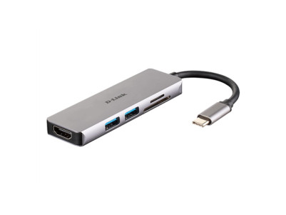 D-Link | 5-in-1 USB-C Hub with HDMI and SD/microSD Card Reader | DUB-M530 | USB Type-C