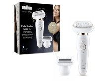 Braun Epilator | Silk- pil 9 Flex SES9006 | Number of power levels 2 | Wet & Dry | White