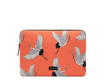 Casyx | SLVS-000006 | Casyx for MacBook | Fits up to size 13 /14 " | Sleeve | Coral Cranes | Waterproof