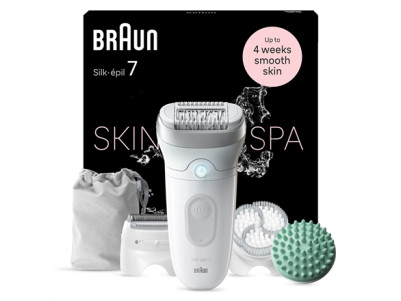 Braun | Epilator | Silk- pil SE7-081 | Operating time (max) 40 min | Number of power levels 1 | Wet & Dry | White