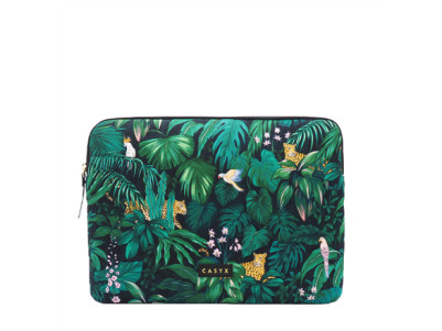 Casyx | SLVS-000020 | Casyx for MacBook | Fits up to size 13 /14 " | Sleeve | Deep Jungle | Waterproof