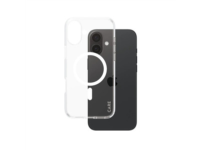 CARE by PanzerGlass Case Flagship | Back protection | Apple | iPhone 16 Plus | Recycled plastic | White | MagSafe