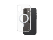 CARE by PanzerGlass Case Feature | Back protection | Apple | iPhone 16 Plus | Recycled plastic | Silver | Kickstand & MagSafe