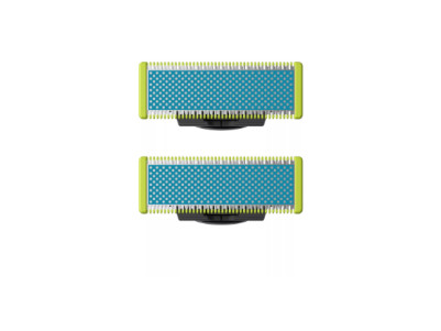 Philips | Replaceable blade (2 pcs) | QP225/50 OneBlade | Black/Green