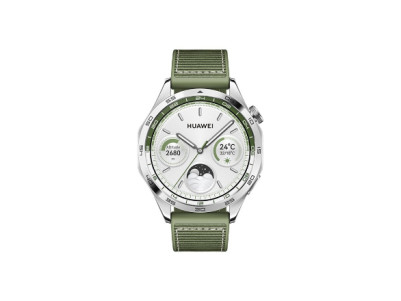 GT 4 | Smart watch | GPS (satellite) | AMOLED | 46mm | Waterproof | Green Woven