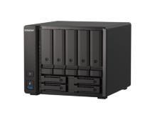 QNAP | 9-Bay QuTS hero NAS | TS-H973AX-8G | Up to 9 HDD/SSD Hot-Swap | AMD Ryzen | Ryzen V1500B Quad-Core | Processor frequency 