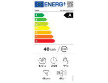 Candy Washing Machine | RO 284DWMS7/1-S | Energy efficiency class A | Front loading | Washing capacity 8 kg | 1200 RPM | Depth 5