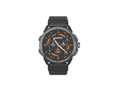 Hammer Watch 2 | Smart watch | GPS (satellite) | AMOLED | 1.5" | Waterproof | Black