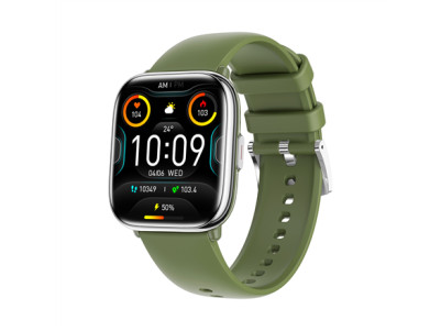 myPhone Watch Pastel | Smart watch | AMOLED | 1.75" | Waterproof | Silver Green