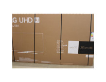 LG | AI UT81 4K TV | 86UT81003LA | 86 | Smart TV | webOS24 | UHD | Black | DAMAGED PACKAGING, USED, MISSING RUBBER PADS OF TV ST