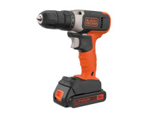 BLACK & DECKER | Cordless Drill Driver | BCD001C1-QW | 18 V | 1.5 Ah | Lithium