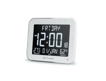 Muse | Wall Clock with Alarm Function | M-090 WMC | White