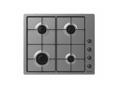 Candy | Hob | CHW6LBX | Gas | Number of burners/cooking zones 4 | Rotary knobs | Stainless steel