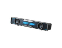 Edifier | PC Speaker with Quality Sound and Splendid Light Effects | QS30 | 2.5W + 2.5W W | Bluetooth | Black | 85 dB | Wireless