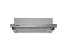 Candy | Hood | CBT625/2X | Telescopic | Energy efficiency class B | Width 60 cm | 332 m /h | Mechanical control | LED | Stainles