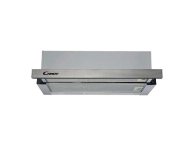 Candy | Hood | CBT625/2X | Telescopic | Energy efficiency class B | Width 60 cm | 332 m /h | Mechanical control | LED | Stainles
