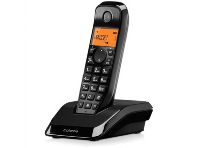 Motorola Digital Cordless Telephone | S1201B | Built-in display | Black