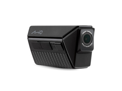 Mio MiVue MP30 Dual 2.5K Rider Dash Cam | GPS (satellite)