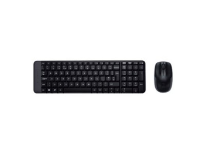 Logitech | Combo Wireless Keyboard and Mouse | MK220 | Keyboard and Mouse | Wireless | Mouse included | US | Black | N/A